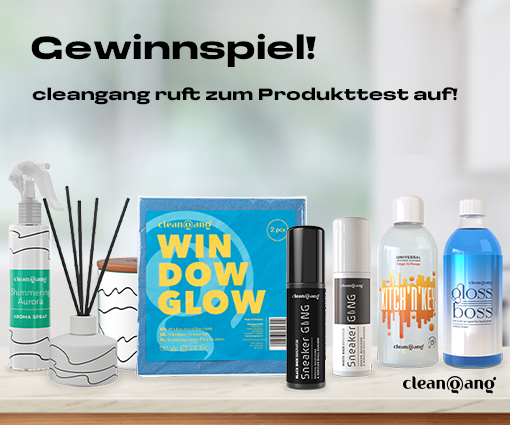 Mit dem cleangang Produkttest zum Putz-Profi werden Mit dem cleangang Produkttest zum Putz-Profi werden Teaser Bild